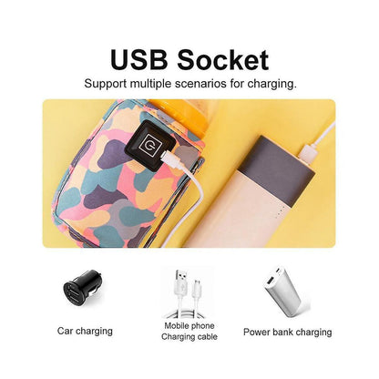 🍼 Portable USB Baby Bottle Warmer – Travel & Home Use