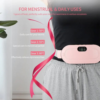 Period Pain Cramp Relief Belt – Instant Heat Therapy for Menstrual Pain
