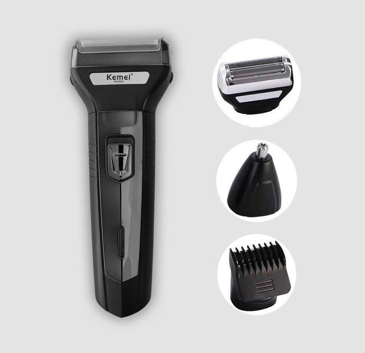 Kemei 3 In 1 Rechargeable Grooming Kit