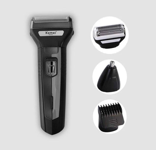Kemei 3 In 1 Rechargeable Grooming Kit
