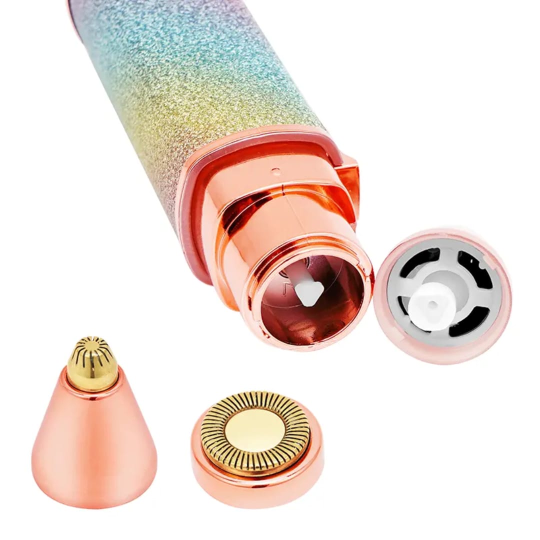 2 In 1 Rechargeable Flawless Eyebrow & Facial Hair Remover