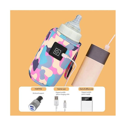 🍼 Portable USB Baby Bottle Warmer – Travel & Home Use