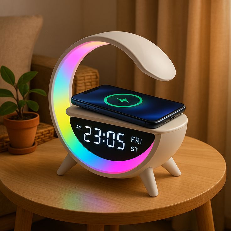 Led Wireless Charger Speaker